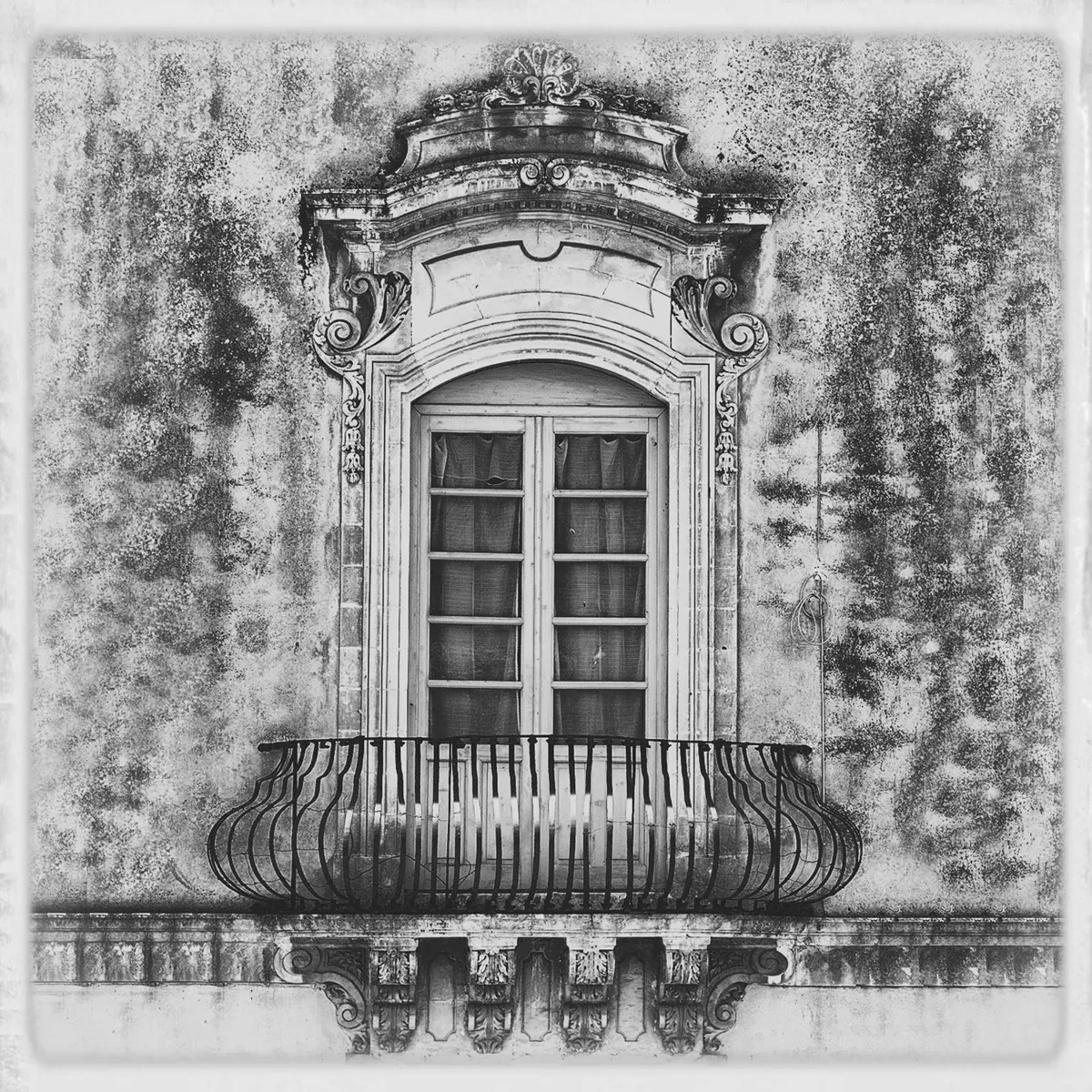 Finestra e balcone barocco